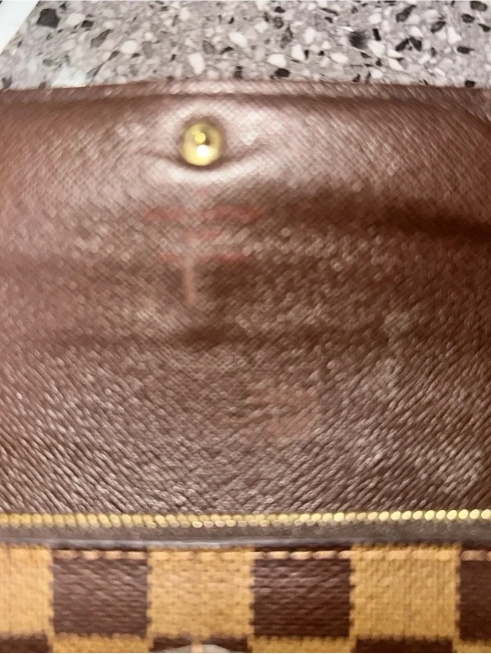 Louis Vuitton Brown Damier Ebene Sarah wallet